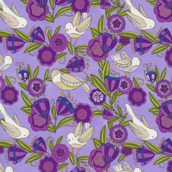 Pansy's Posies - Little Birds Lavender | 48722-13