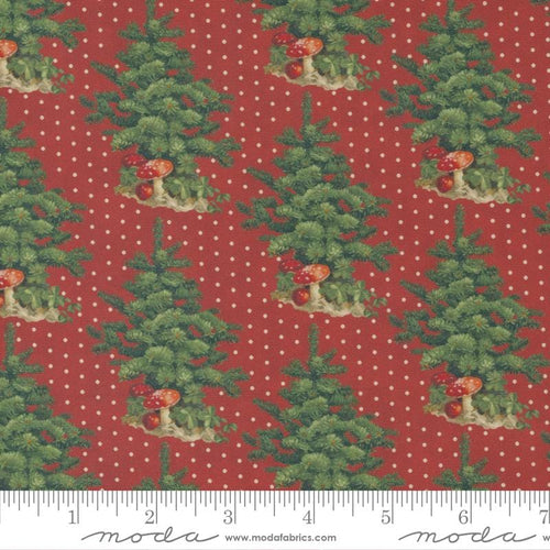 Christmas Faire - Christmas Trees Ruby Red | 7393-12