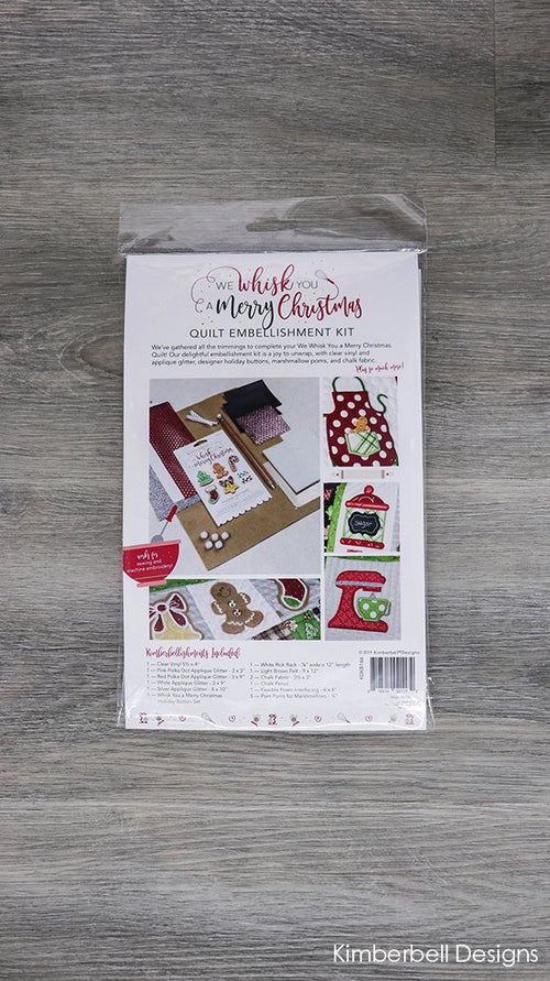 Kimberbell Designs | We Whisk You a Merry Christmas Embellishment Kit