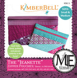 Kimberbell Designs | Jeanette Zip Pouch Small & Medium - Machine Embroidery