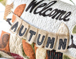 Kimberbell Designs | Welcome Autumn Bench Pillow - Machine Embroidery