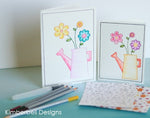 Kimberbell Designs |  Embroidered Cards: Watercolor Wishes - Machine Embroidery