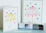 Kimberbell Designs | Premium Watercolor Cards/Envelopes (Set of 8) 5 x 6 ⅞”