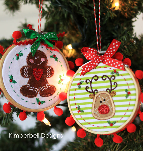 Kimberbell Designs | Happy Hoop Decor Vol. 1: Whimsical Ornaments - Machine Embroidery