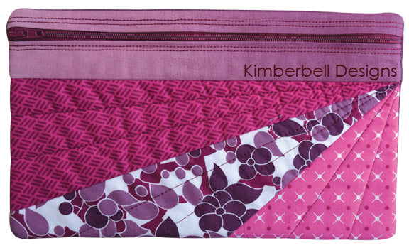 Kimberbell Designs | Jeanette Zip Pouch Small & Medium - Machine Embroidery