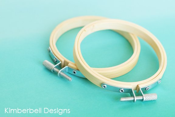 Kimberbell Designs | Set of 2 Bamboo Hoops -  3 1/2″