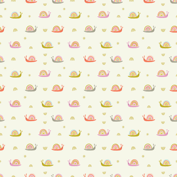 Boho Garden - Rainbow Snails Cream | Y3571-57